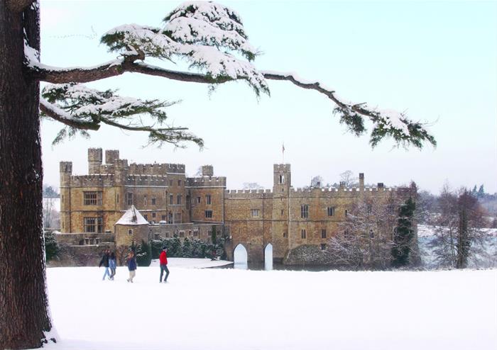 Veille de Noël au château de Leeds, au marché de Canterbury et à Greenwich