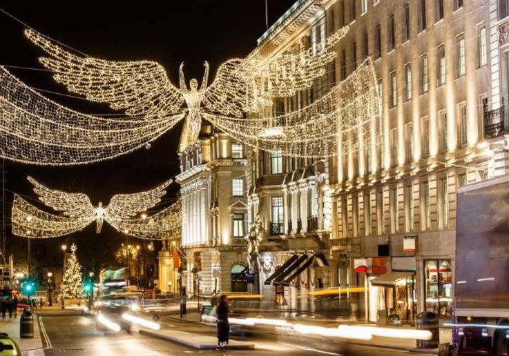 Regent Street illuminée pour Noël
