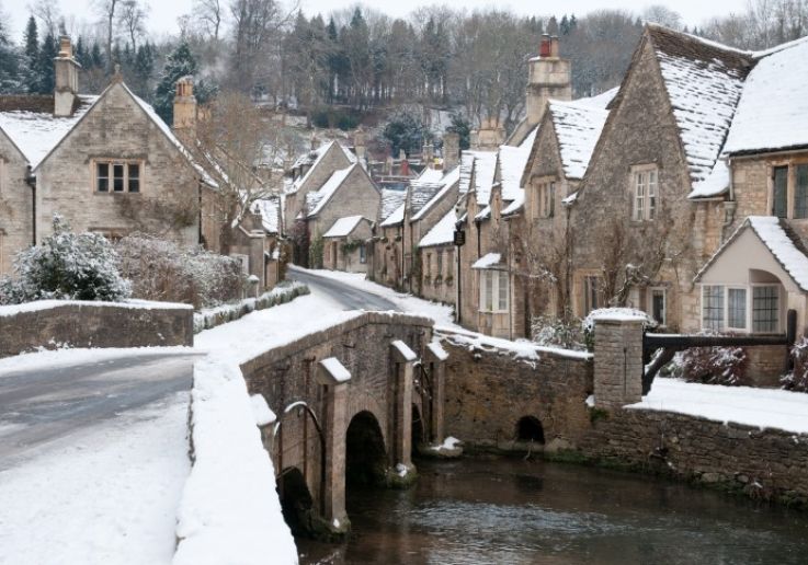 Visite pendant Tour de Noël : Oxford, Cotswolds et Stratford avec déjeuner, excursion au départ de Londres