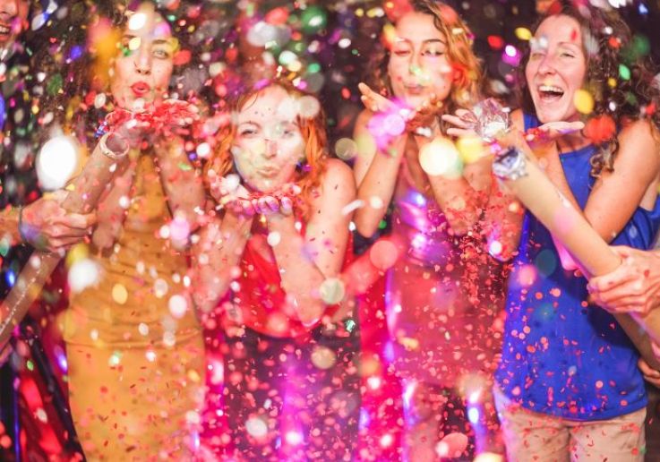 New Year's Eve celebration aboard the Sapele in London
