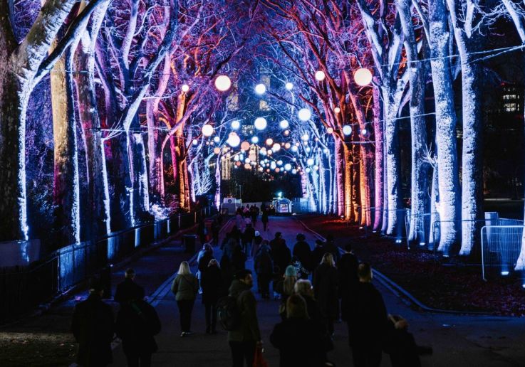 Chelsea Winter Illuminations au Royal Hospital Chelsea