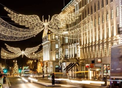 Regent Street illuminée pour Noël