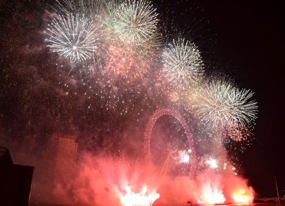 Célébration du Nouvel An à bord du Typhoon Clipper à Londres