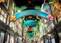 Les monuments de Londres illuminés la nuit du 24 décembre