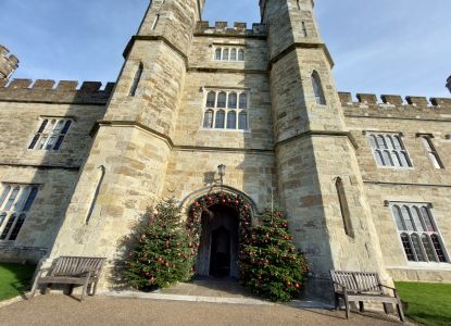Castillo de Leeds el día del Boxing Day