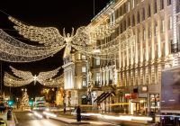 Le coin d’Oxford Street à Noël