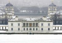 Acantilados blancos de Dover en la parada fotográfica