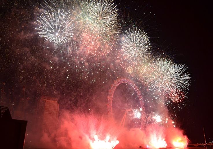 Célébration du Nouvel An à bord du Typhoon Clipper à Londres