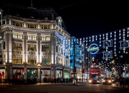 Tour privé des lumières de Noël : Tower Bridge illuminé la nuit