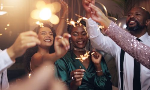 NYE Fireworks Celebration at London's Eye County Hall