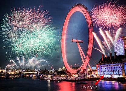 Exclusive Riverside Rooms event with gourmet canapés