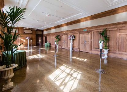 Exclusive Riverside Rooms event with gourmet canapés