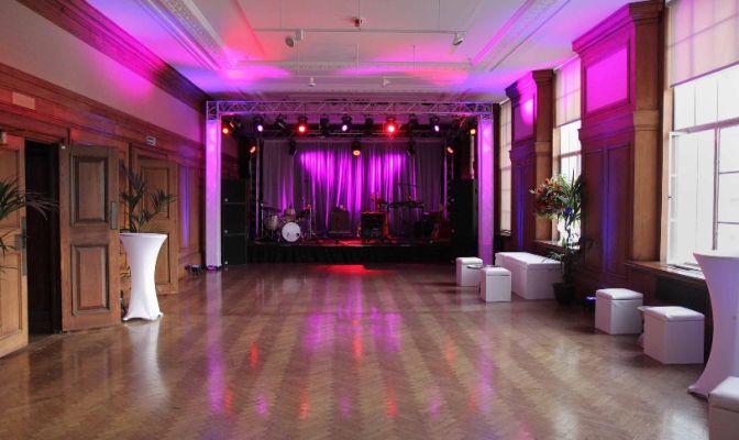 Live DJ and dancing at County Hall until 2:00 AM